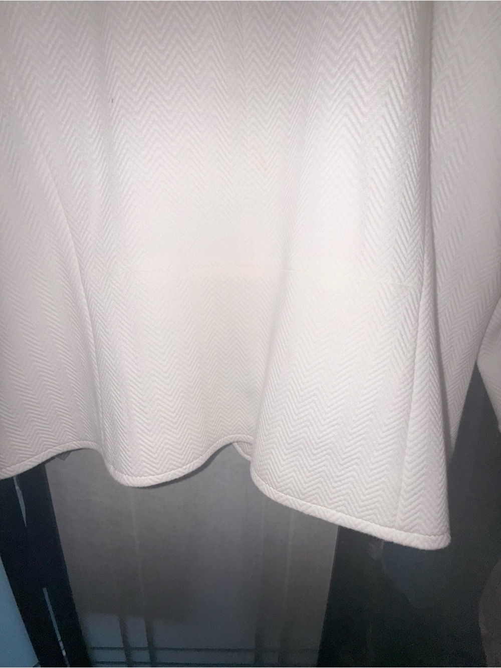 Talbots Cream Textured Two-Button Blazer - Picture 9 of 11